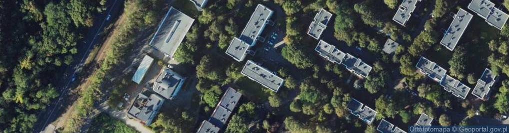Zdjęcie satelitarne Łabędzia ul.
