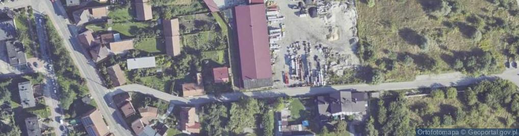 Zdjęcie satelitarne Łabędź ul.