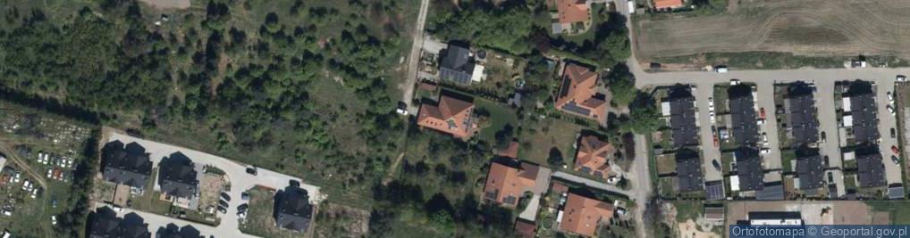 Zdjęcie satelitarne Lawendowa ul.