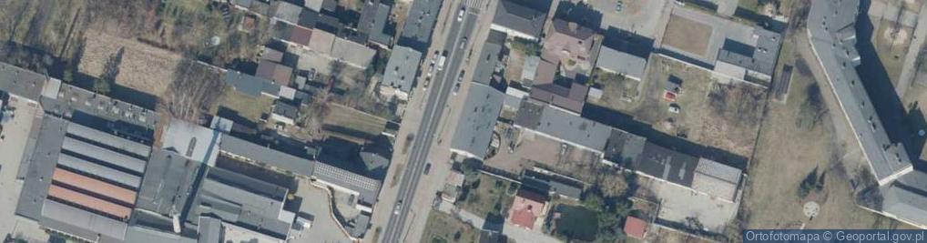 Zdjęcie satelitarne Łaska ul.
