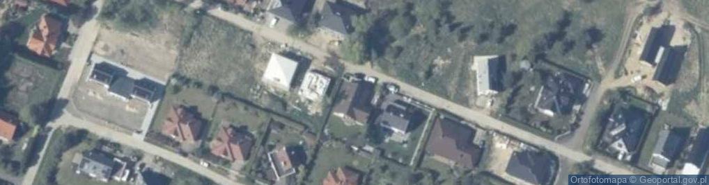 Zdjęcie satelitarne Łabędzia ul.