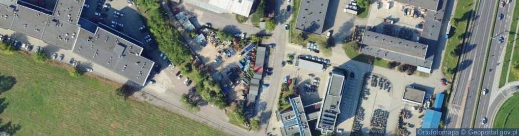 Zdjęcie satelitarne Łagiewnicka ul.