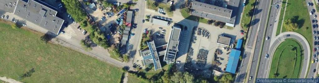 Zdjęcie satelitarne Łagiewnicka ul.