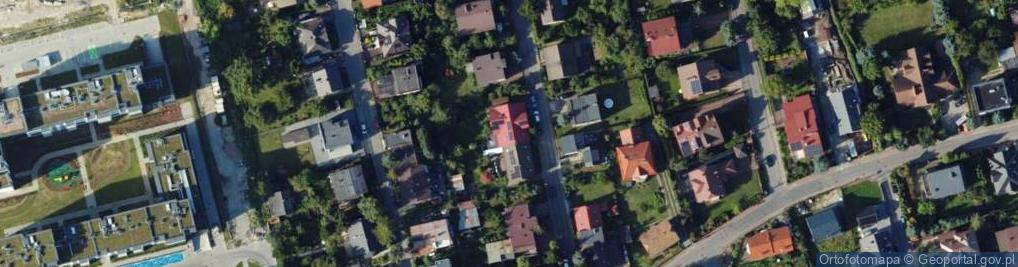 Zdjęcie satelitarne Łabędzia ul.