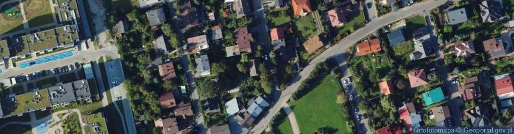 Zdjęcie satelitarne Łabędzia ul.