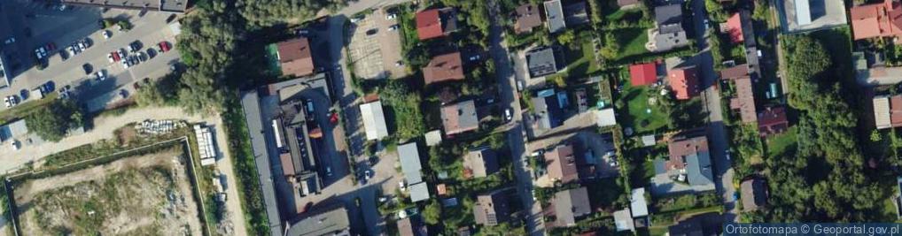Zdjęcie satelitarne Łabędzia ul.