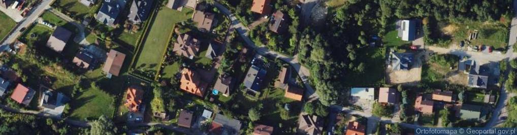 Zdjęcie satelitarne Łamana ul.