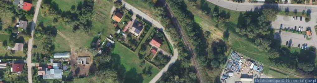 Zdjęcie satelitarne Łamana ul.