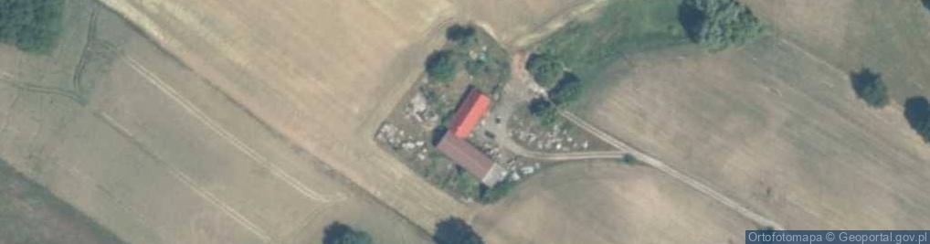 Zdjęcie satelitarne Łabędzie ul.