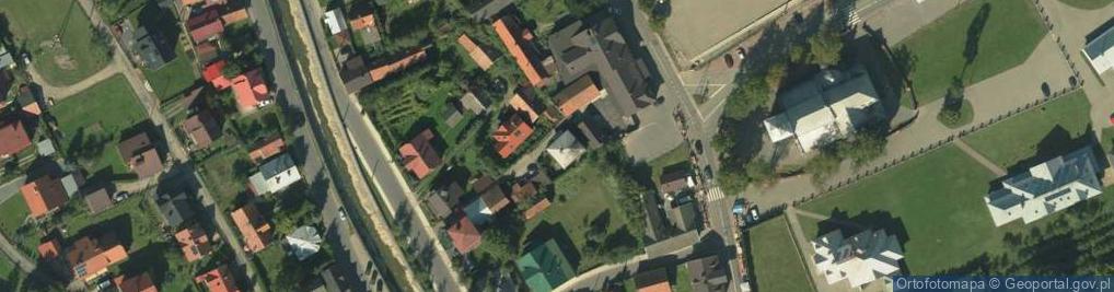 Zdjęcie satelitarne Łącko ul.