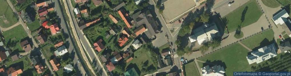 Zdjęcie satelitarne Łącko ul.