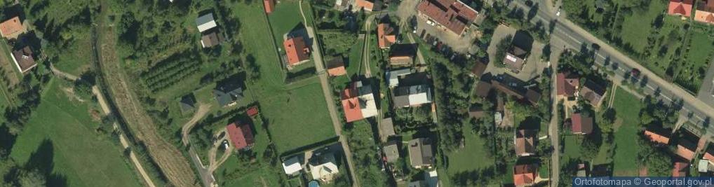 Zdjęcie satelitarne Łącko ul.