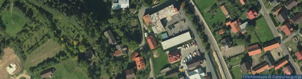 Zdjęcie satelitarne Łącko ul.