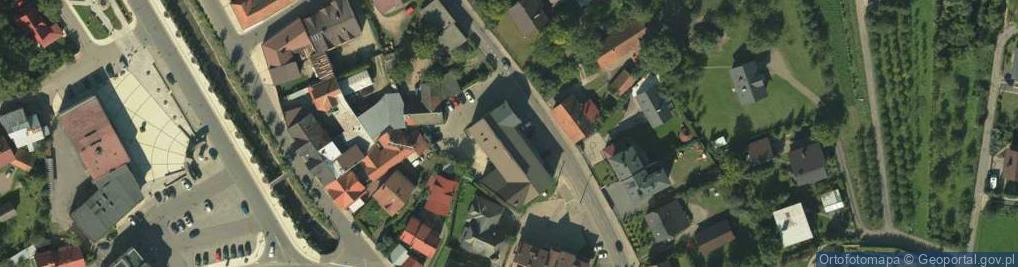 Zdjęcie satelitarne Łącko ul.