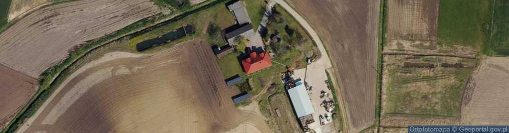 Zdjęcie satelitarne Łaganów ul.