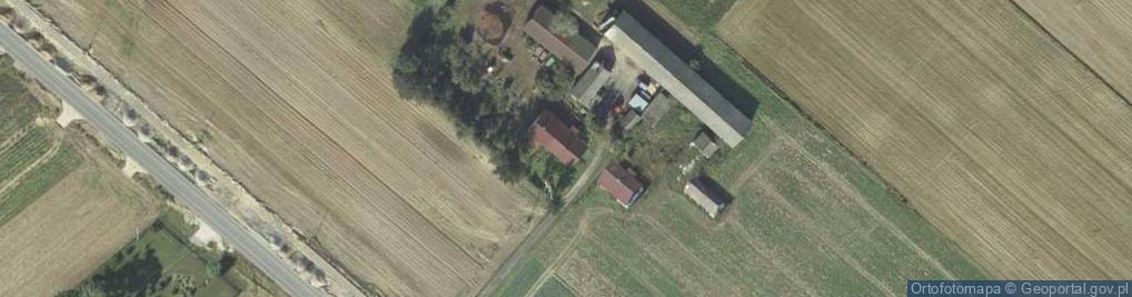 Zdjęcie satelitarne Łańcuchów ul.