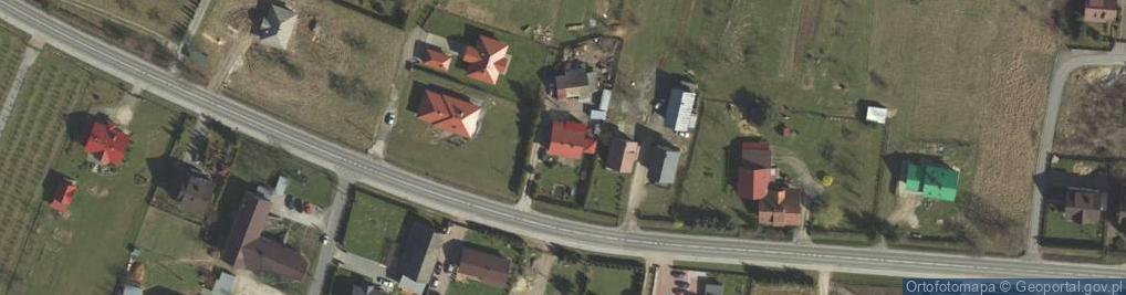 Zdjęcie satelitarne Łapanów ul.