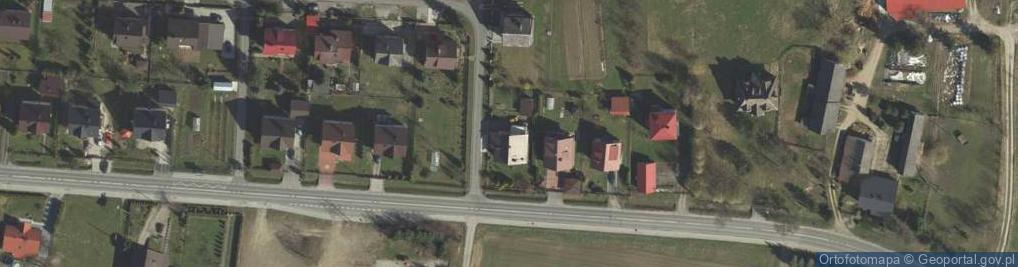 Zdjęcie satelitarne Łapanów ul.