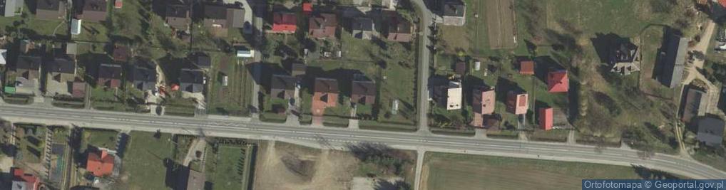 Zdjęcie satelitarne Łapanów ul.