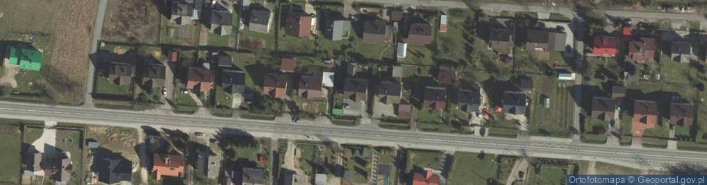 Zdjęcie satelitarne Łapanów ul.