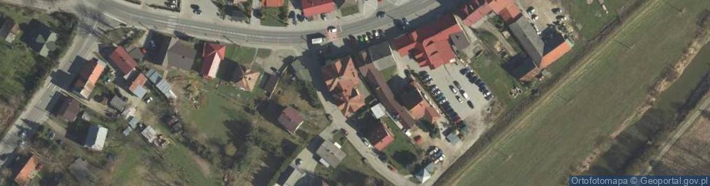 Zdjęcie satelitarne Łapanów ul.