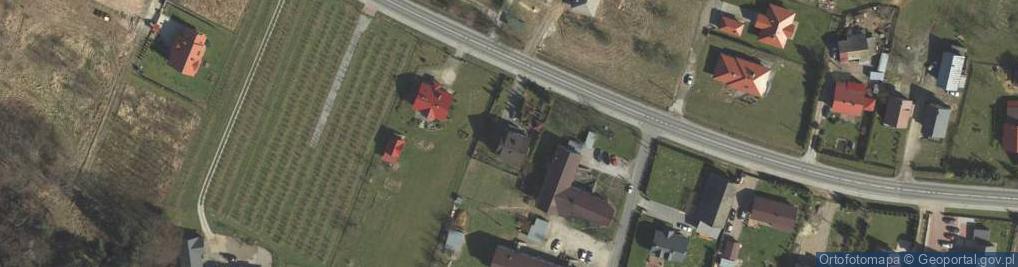 Zdjęcie satelitarne Łapanów ul.