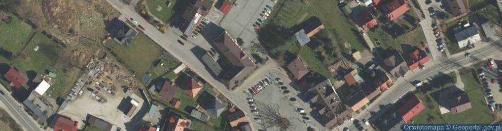 Zdjęcie satelitarne Łapanów ul.