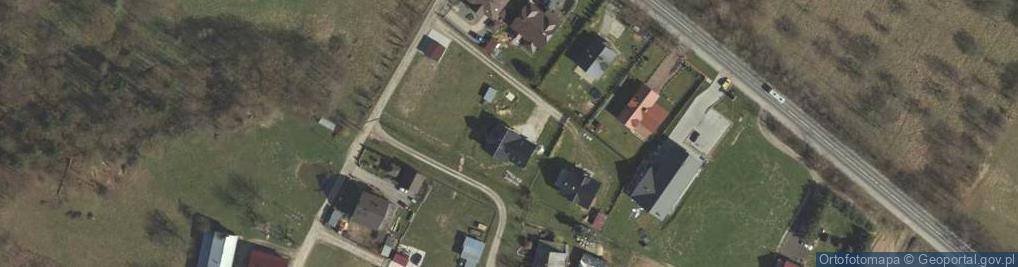 Zdjęcie satelitarne Łapanów ul.