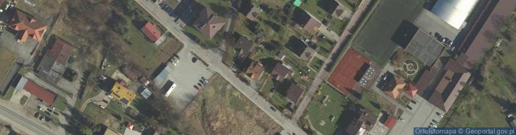 Zdjęcie satelitarne Łapanów ul.