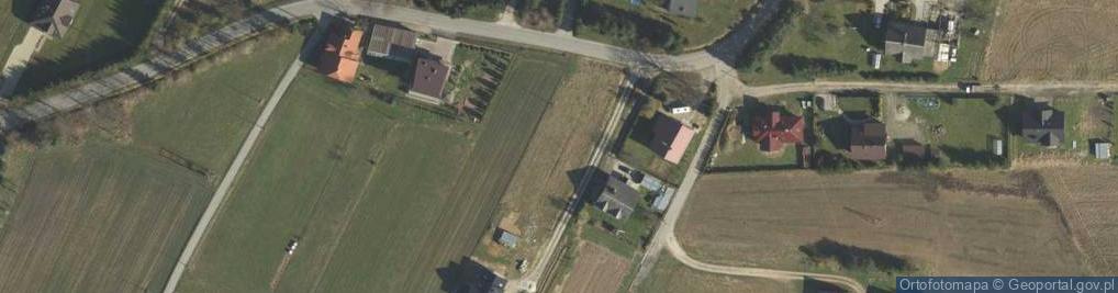 Zdjęcie satelitarne Łapanów ul.