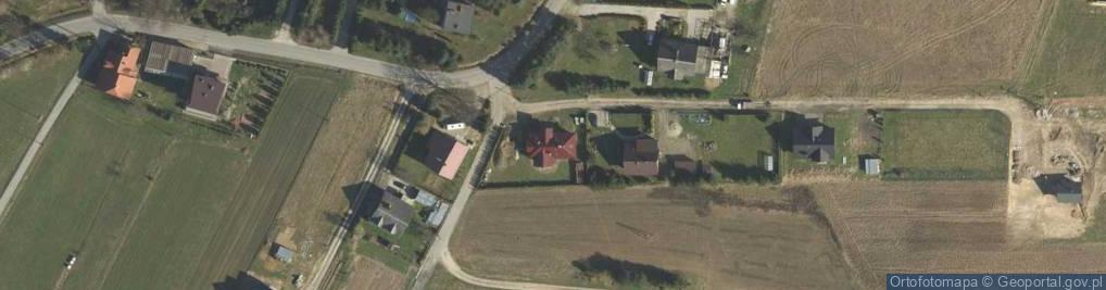 Zdjęcie satelitarne Łapanów ul.