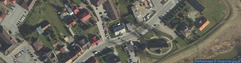 Zdjęcie satelitarne Łapanów ul.