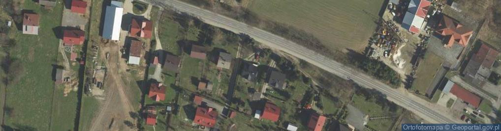 Zdjęcie satelitarne Łapanów ul.