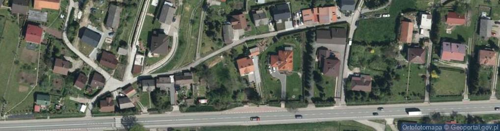 Zdjęcie satelitarne Łapczyca ul.