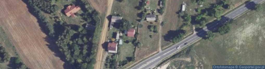 Zdjęcie satelitarne Łaś ul.