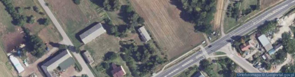 Zdjęcie satelitarne Łaś ul.