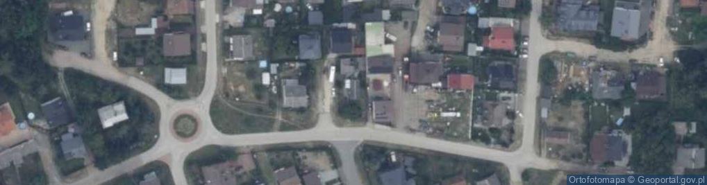 Zdjęcie satelitarne Łaskarza, bp. ul.