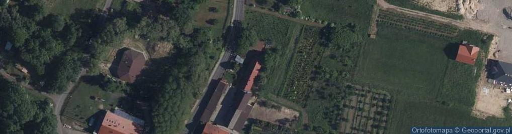 Zdjęcie satelitarne Łaz ul.