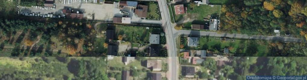 Zdjęcie satelitarne Łaziec ul.