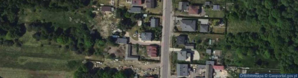 Zdjęcie satelitarne Łaziec ul.