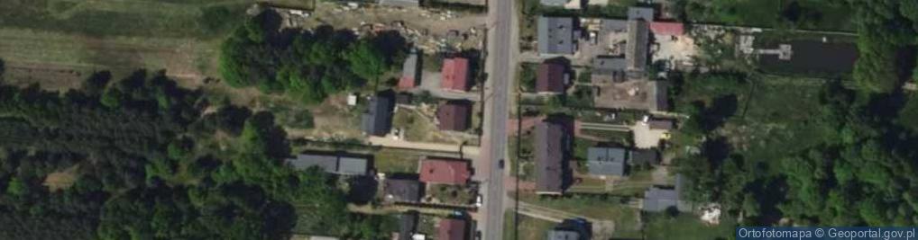 Zdjęcie satelitarne Łaziec ul.