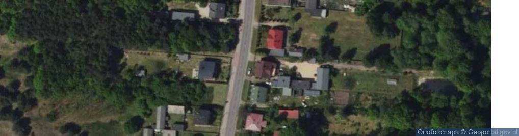 Zdjęcie satelitarne Łaziec ul.
