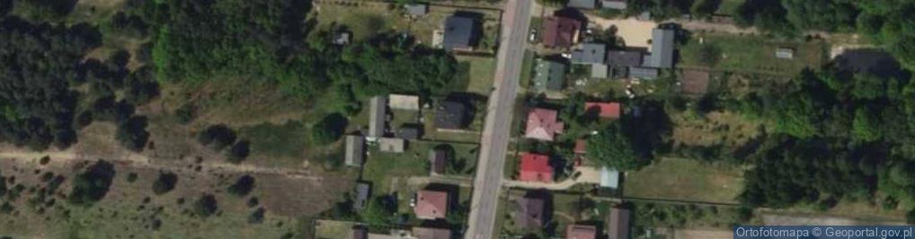 Zdjęcie satelitarne Łaziec ul.