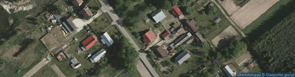 Zdjęcie satelitarne Łazów ul.