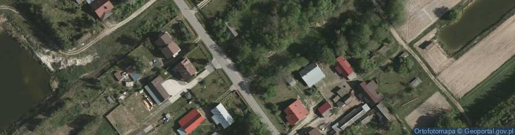 Zdjęcie satelitarne Łazów ul.