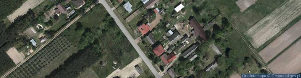 Zdjęcie satelitarne Łazów ul.