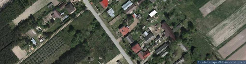 Zdjęcie satelitarne Łazów ul.
