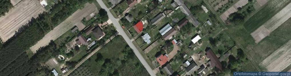 Zdjęcie satelitarne Łazów ul.