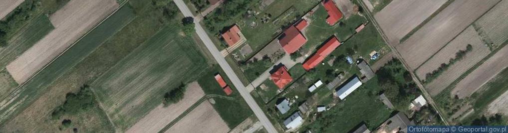 Zdjęcie satelitarne Łazów ul.