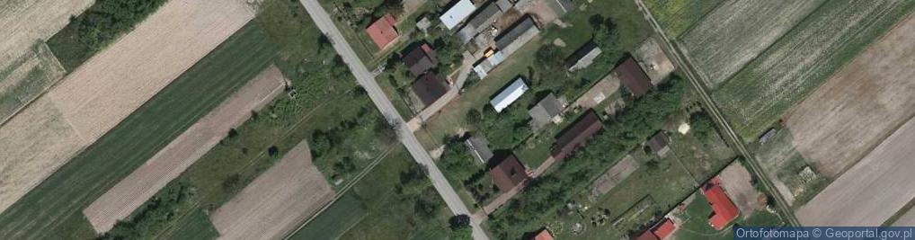 Zdjęcie satelitarne Łazów ul.